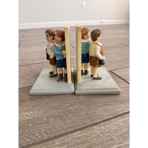 Rare Norman Rockwell Bookends Saturday Evening Post The Principal 820/2000 - Picture 2 of 12